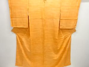 未使用品　大田子染　霞模様一つ紋色無地着物